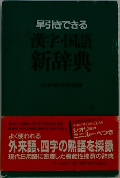 早引きできる  漢字国語  新辞典
