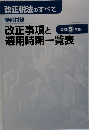 改正事項と適用時期一覧表　令和5年版