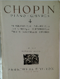 CHOPIN  PIANOーEUVRES  4