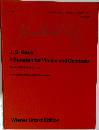 J. S. Bach  6 Sonaten fur Violine und Cembalo