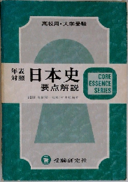 年表対照 日本史 要点解説