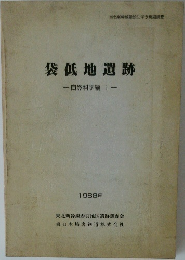 袋低地遺跡　自然科学編　1　1988年