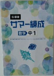 指導書  サマー練成  数学 中1