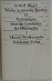 G.W.F. Hegel  Werke in zwanzig Banden  18