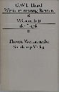 G.W.F. Hegel  Werke in zwanzig Banden  6  Wissenschaft  der Logik  II