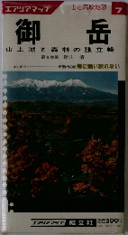 御岳　山上湖森林の独立峰