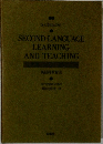 SECOND-LANGUAGE　LEARNING AND TEACHING