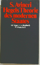 S. Avineri  Hegels Theorie  des modernen  Staates  suhrkamp taschenbuch  wissenschaft