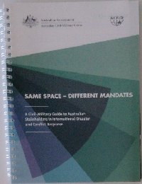 SAME SPACE-DIFFERENT MANDATES　