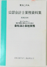 公認会計士業務資料集　別冊28号