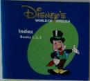 DISNEY'S WORLD OF ENGLISH　Index Books 1,2,3