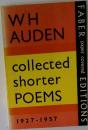 WH  AUDEN  collected  shorter  POEMS  1927-1957