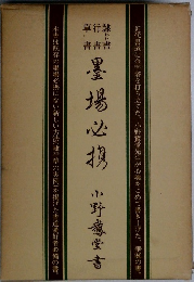 墨場必携小野堂書