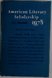 American Literary Scholarship: An Annual, 1978