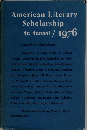 American Literary Scholarship: An Annual, 1976