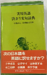 実用英語決まり文句辞典