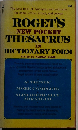 ROGET'S NEW POCKET THESAURUS IN DICTIONARY FORM