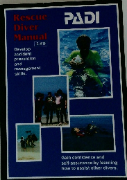 Rescue Diver Manual 日本語