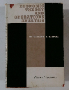 ECONOMIC THEORY AND OPERATIONS ANALYSIS