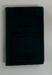 Grundzüge des Deutschen Privatrechts (Basics of German Private Law)