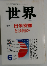 世界 日米安保とは何か 1987年6月号　第502号