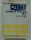 CZERNY　24　Studies　for　the　left　hand　Opus　718　