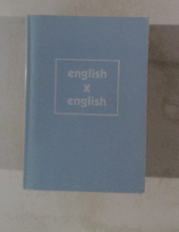 english　X　english