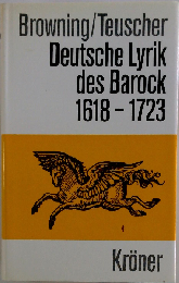 Deutsche Lyrik des Barock 1618-1723