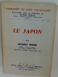 LE JAPON, coll. “comment ils sont gouvernes” sous la direction de Georges Burdeau, t. XX