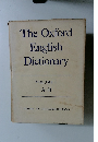 The Oxford English Dictionary VOLUME I A-B