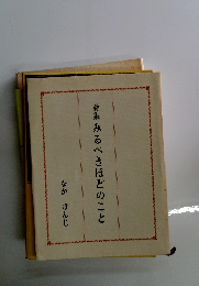 詩集みるべきほどのこと