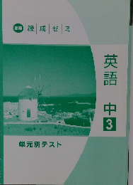 英語中3　単元別テスト