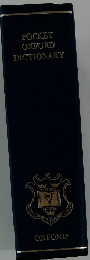 POCKET OXFORD DICTIONARY