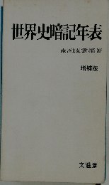 世界史暗記年表　増補版