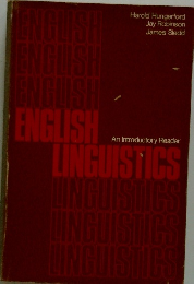 ENGLISH LINGUISTICS　An Introductory Reader