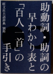 助動詞.助詞の早わかり表と「百人一首」の手引き 古語辞典 別冊