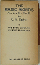 THE BASIC WORDSベーシック・ワーズ