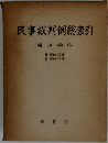 民事裁判例総索引　諸法編(上)