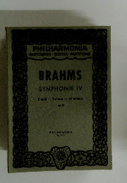 BRAHMS SYMPHONIE IV