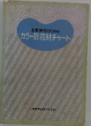 色彩挿花のためのカラー別花材チャート