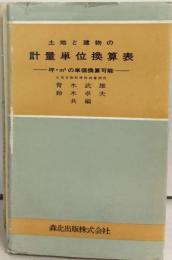 土地と建物の計量単位換算表