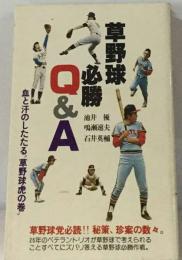 草野球必勝Q&Aー血と汗のしたたる“草野球虎の巻”