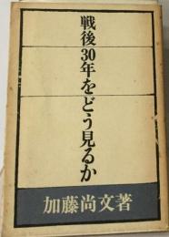 戦後30年をどう見るか