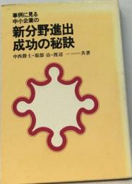 事例にみる中小企業の新分野進出成功の秘訣