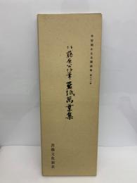 平安朝かな名選集第2巻　伝藤原公任
藍紙万葉集