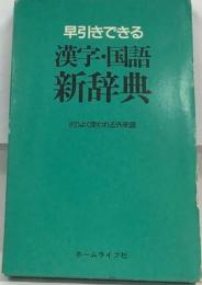 早引きできる 漢字・国語 新辞典