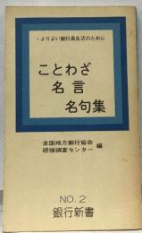 ことわざ  名言  名句集　よりよい銀行員生活のために