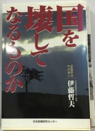 国を壊してなあるものか