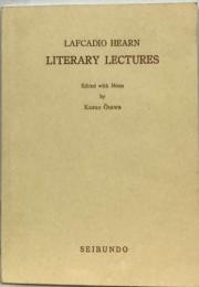 LAFCADIO HEARN  LITERARY LECTURES