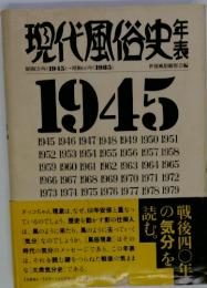現代風俗史集　年表　1945年